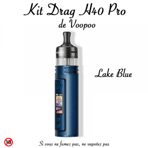 Kit Drag H40 Pro Voopoo – autonomie, puissance et élégance view 14