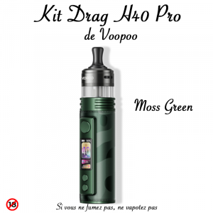 Kit Drag H40 Pro Voopoo – autonomie, puissance et élégance view 20