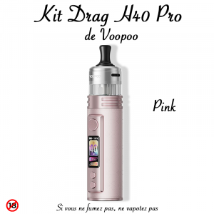 Kit Drag H40 Pro Voopoo – autonomie, puissance et élégance