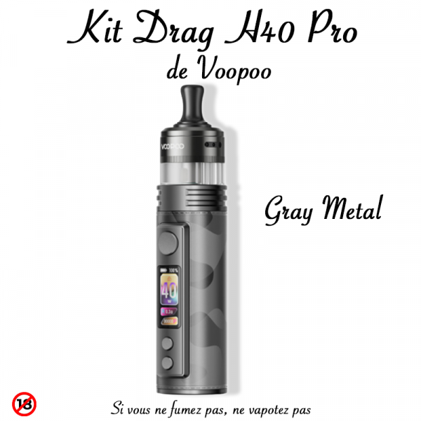 Kit Drag H40 Pro Voopoo – autonomie, puissance et élégance view 33
