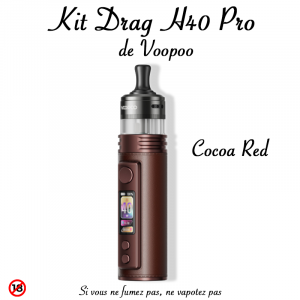 Kit Drag H40 Pro Voopoo – autonomie, puissance et élégance view 45