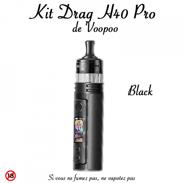 Kit Drag H40 Pro Voopoo – autonomie, puissance et élégance view 53