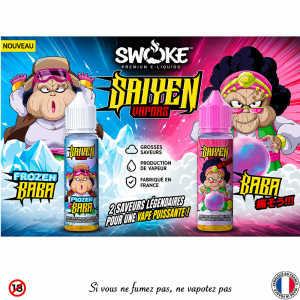 Nouveau E-Liquide Baba 50ml Saiyen Vapors Swoke