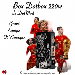 Box DotBox V2 Équipe d&rsquo;Espagne 220w de DotMod