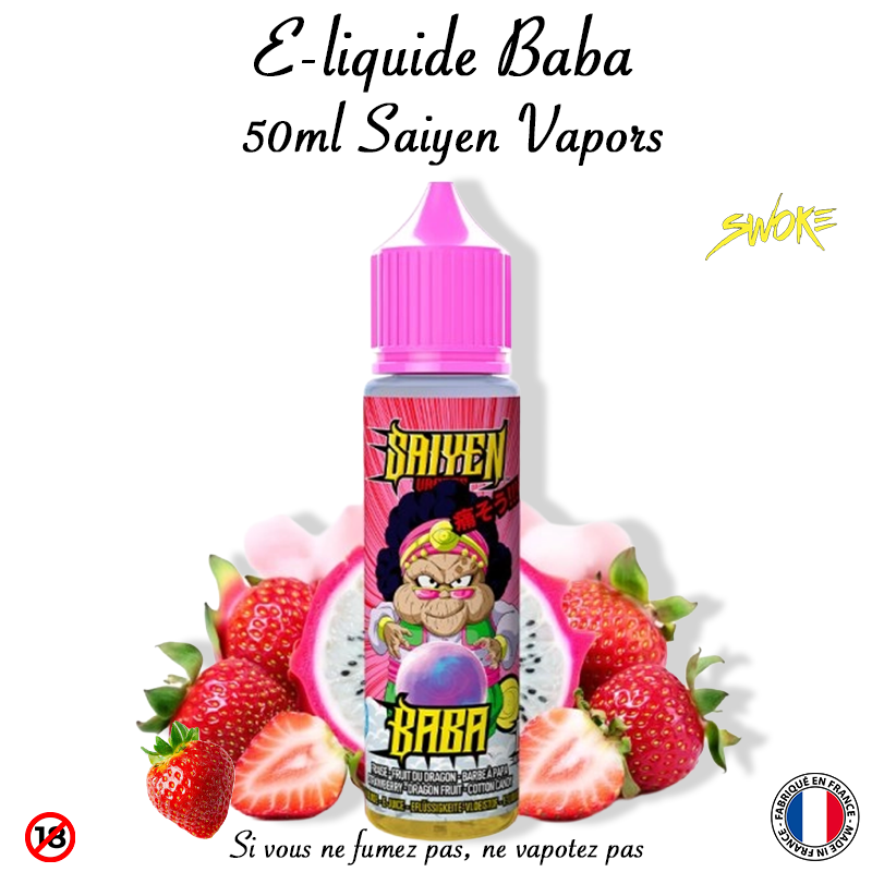 e-liquide baba 50ml swoke. Marque vendue par Ciga'Vap.