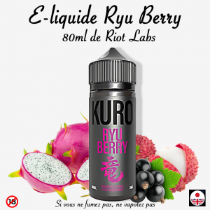E-liquide Ryu Berry 80ml de Riot Labs