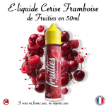 E-liquide Cerise Framboise 50ml Fruities