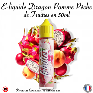 E-liquide Dragon Pomme Pêche 50ml Fruities