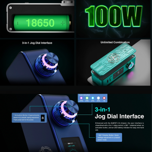 Kit Centaurus M100 Lost Vape – Box 100W avec clearomiseur Sub Ohm V2