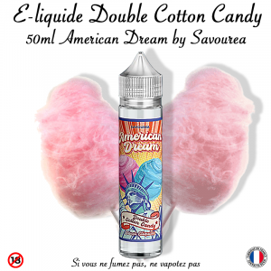 E-liquide Barbe à Papa 50ml Double Cotton Candy signé Savourea