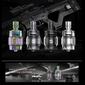 Clearomiseur Precisio Blaster Sub-Ohm Black de Bd Vape