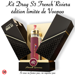 Kit Drag S3 Édition French Riviera – Pod 60W, 3000 mAh, 5 ml