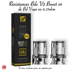 Résistances BDC V2 Boost Version (4PCS) – BD VAPE