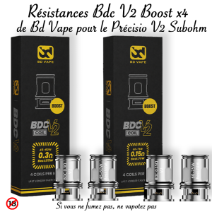 Résistances BDC V2 Boost Version (4PCS) – BD VAPE