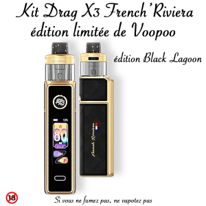 Kit Drag X3 French Riviera – Voopoo Édition Limitée 80W