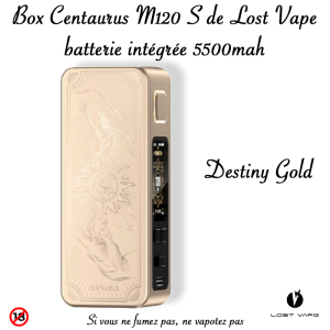 Box Centaurus M120 S de Lost Vape batterie intégrée 5500mah