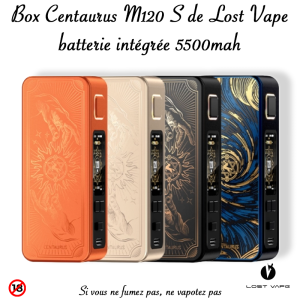 Box Centaurus M120 S de Lost Vape batterie intégrée 5500mah