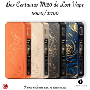 Box Centaurus M120 de Lost Vape 18650/21700