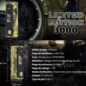 Box Rayden 100 V2 CS BD Vape édition limitée